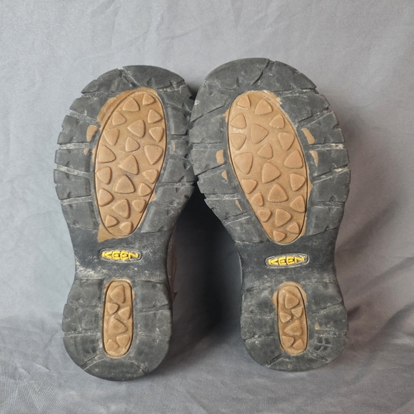 KEEN Men's Ashland Brown Leather Slip-On Loafer Mule Work Shoes US 10 - Picture 8 of 9